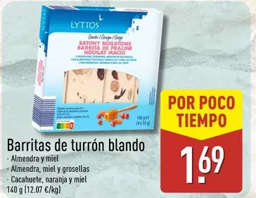Lyttos - Barritas De Turrón Blando