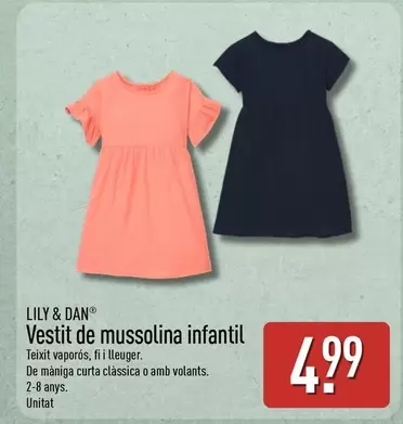 Lily & Dan - Vestiti De Mussolina Infantil