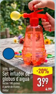 Toylino - Set Inflador De Globus D'aigua