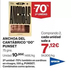 Hipercor - Anchoa Del Cantábrico "00"