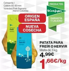El Corte Inglés - Patata Para Freir O Hervir