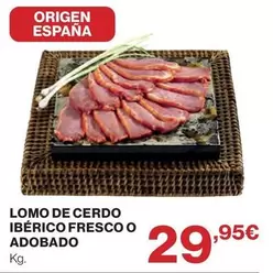 origen - Lomo De Cerdo Ibérico Fresco O Adobado