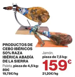 Productos De Cebo Ibéricos 50% Raza Ibérica Abadía De La Sierra