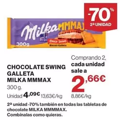 Milka - Chocolate Swing Galleta Mmmax