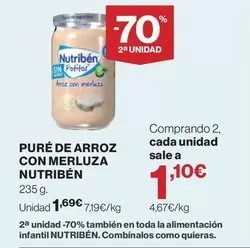 Nutribén - Pure De Arroz Con Merluza