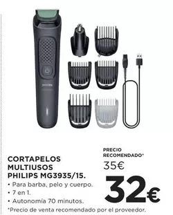 Philips - Cortapelos Multiusos Mg3935/15