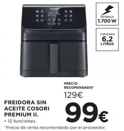 Cosori - Freidora Sin Aceite Premium II
