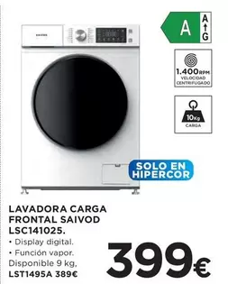 Saivod - Lavadora Carga Frontal LSC141025
