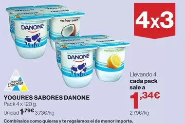 Danone - Yogures Sabores