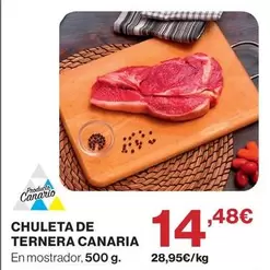 Chuleta De Ternera Canaria