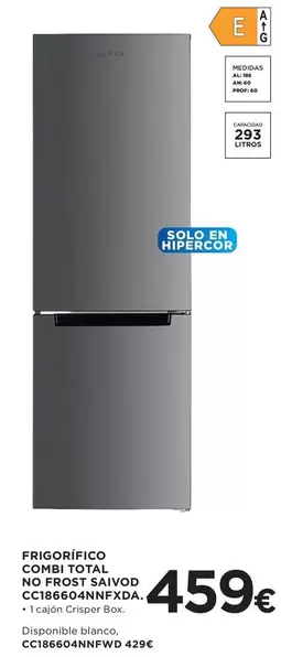 Saivod - Frigorifico Combi Total No Frost