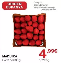origen - Maduixa