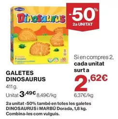 Marbú - Galetes Dinosaurus