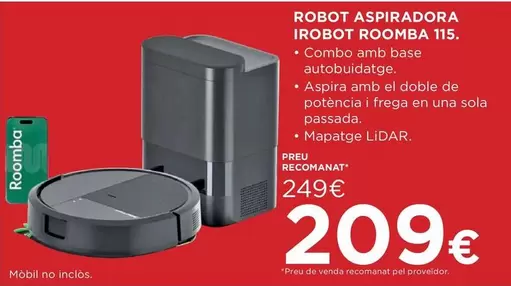 Irobot - Robot Aspiradora Roomba 115