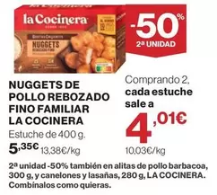 La Cocinera - Nuggets De Pollo Rebozado Fino Familiar