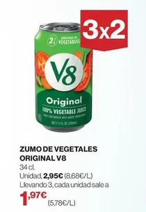 Zumo De Vegetales Original V8