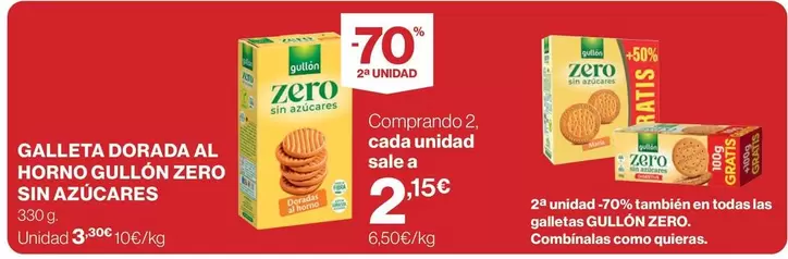 Gullón - Galleta Dorada Al Horno
