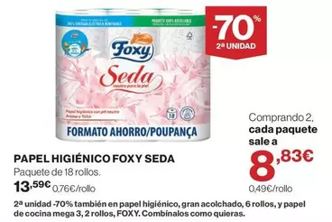 Foxy - Papel Higiénico Seda