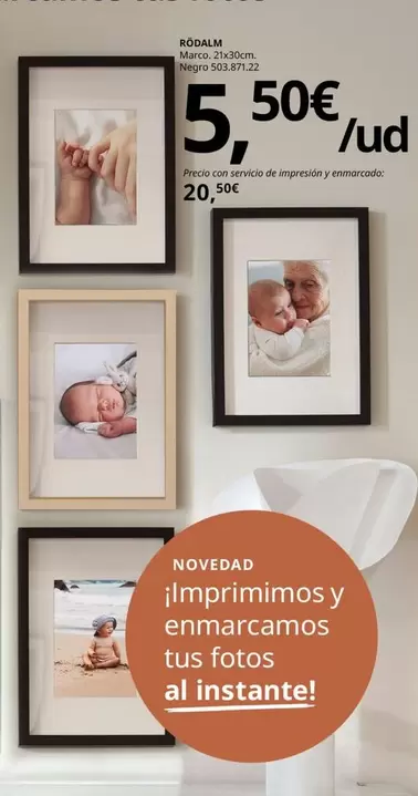 Imbrimimos Y Emmarcamos Tus Fotos Al Instantel