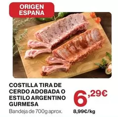 origen - Costilla Tira De Cerdo Adobada O Estilo Argentino