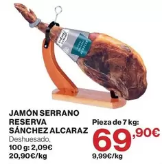 Sánchez Alcaraz - Jamon Serrano Reserva