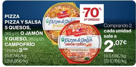 Campofrío - Pizza Y Salsa 5 Quesos