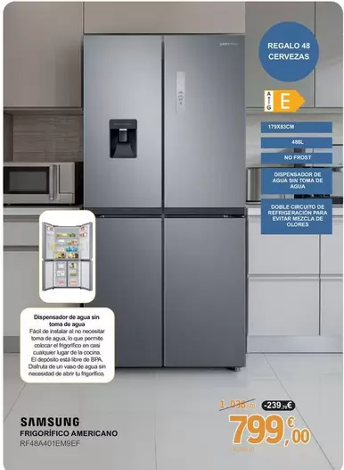 Samsung - Frigorifico Americano RF48A401EM9EF