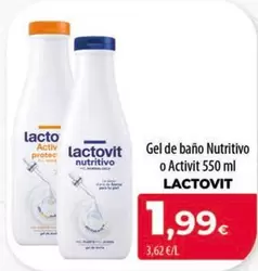 Lactovit - Gel De Bano Nutritivo O Activit