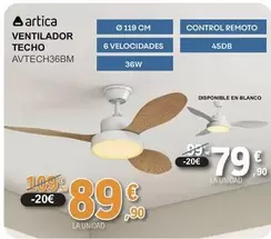 Artica - Ventilador Techo AVTECH36BM