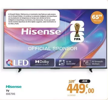 Hisense - Tv 65E79S 