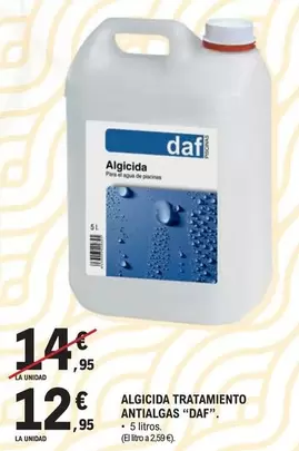 Daf - Algicida Tratamiento Antialcas