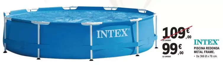 Intex - Piscine A Recondida Intenso Ref.: 699 L