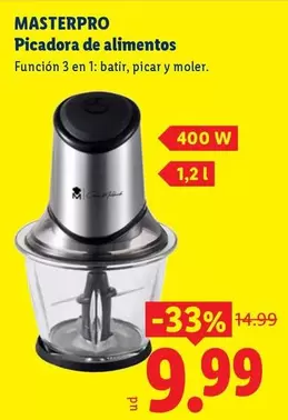 Masterpro - Picadora De Alimentos