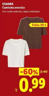Esmara - Camiseta Oversize