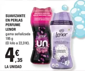 lenor - Suavizante En Perlas Perfume