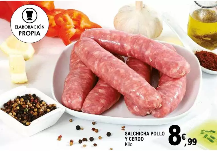 Salchicha Pollo Y Cerdo