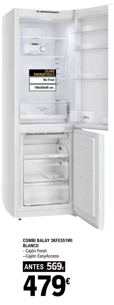 Balay - Congelador 3kfe55twi