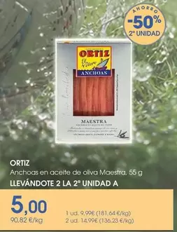 Ortiz - Anchoas En Aceite De Oliva Maestra