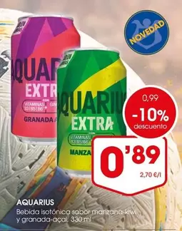 Aquarius - Bebida Isotonica Sabor Manzana Y Granada