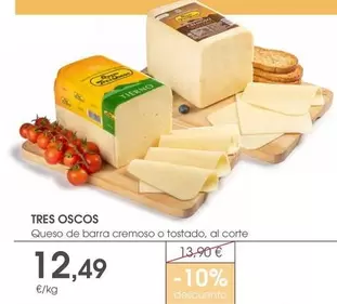Tres Oscos - Queso De Barra Cremoso O Tostado