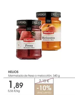 Helios - Mermelada De Fresa O Melocoton