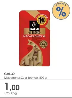Gallo - Macarrones Xl Al Bronce