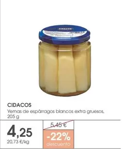 Cidacos - Yemas De Esparragos Blancos Extra Gruesos