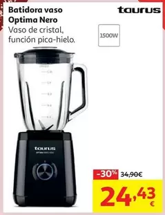 Taurus - Batidora Vaso Optima Nero