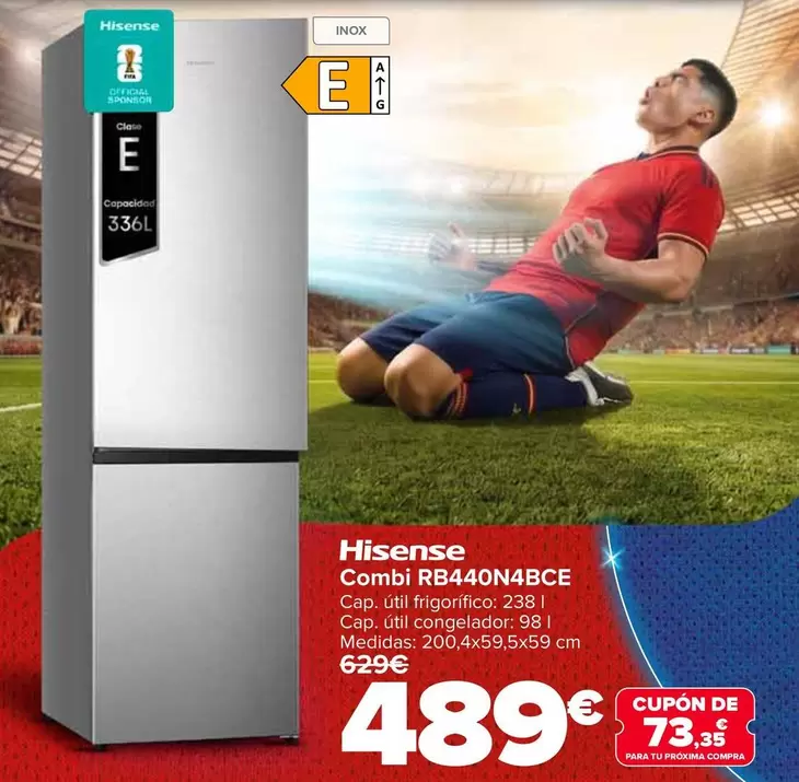 Hisense - Combi RB440N4BCE