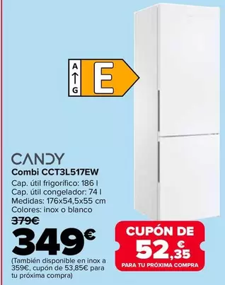 Candy - Combi CCT3L517EW