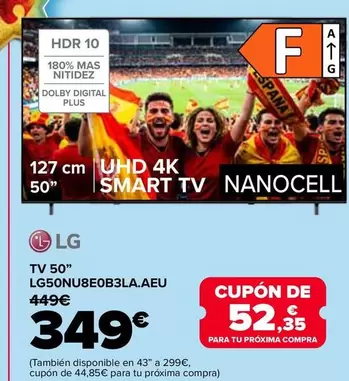 LG - Tv 50" LG50NU8E0B3LA.AEU
