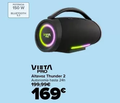 Vieta Pro - Altavoz Thunder 2