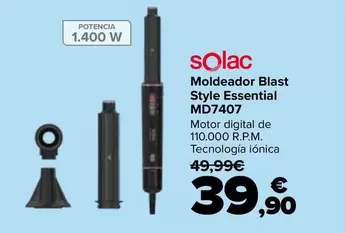 Solac - Moldeador Blast Style Essential MD7407