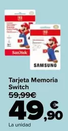 Nintendo - Tarjeta Memoria Switch